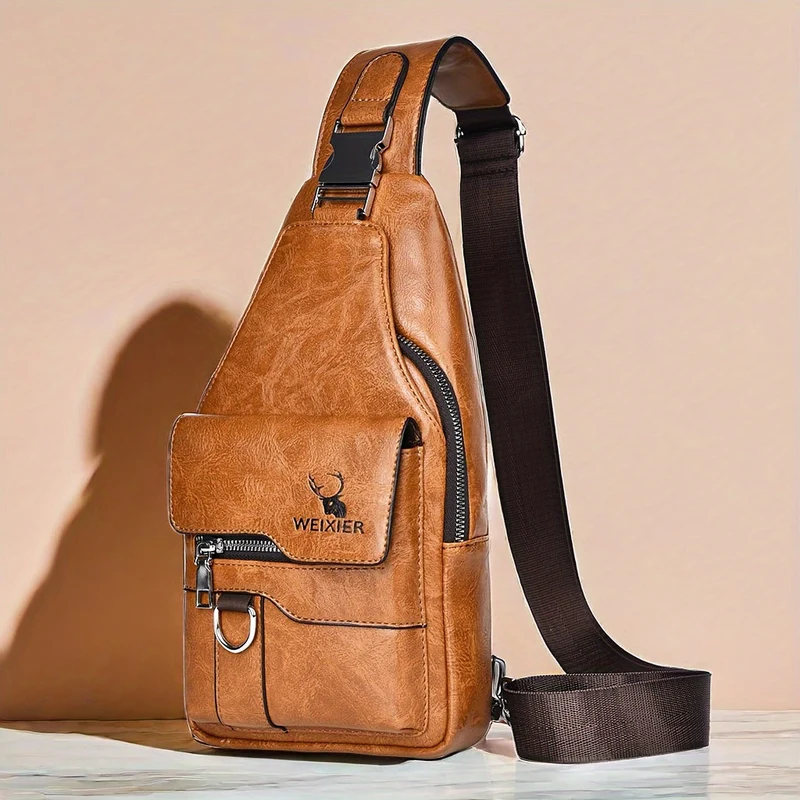 Borsa a Spalla da Uomo | Resistente & Leggera | Grande Capacità