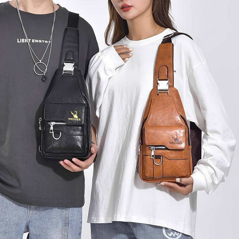 Borsa a Spalla da Uomo | Resistente & Leggera | Grande Capacità