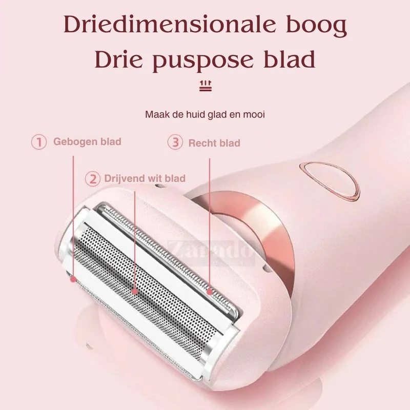 Rasoio Elettrico per Donne | Trimmer 2-in-1