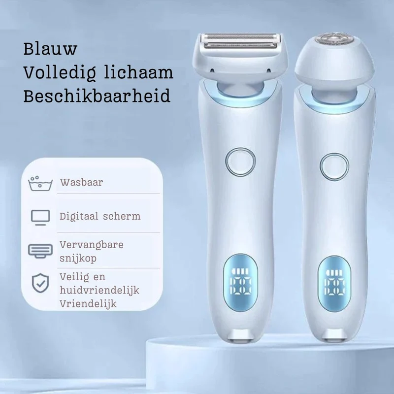 Rasoio Elettrico per Donne | Trimmer 2-in-1