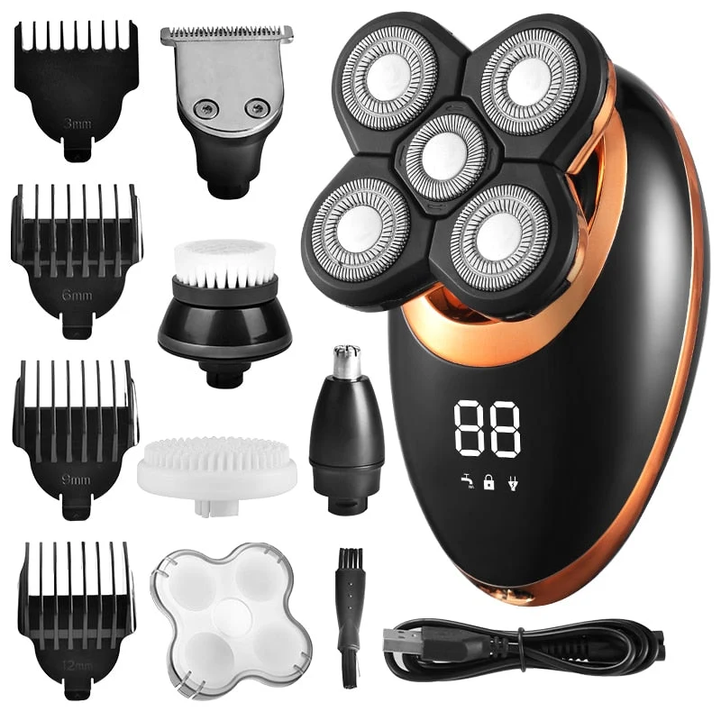 Rasoio Wireless Impermeabile per Uomini | Multifunzionale