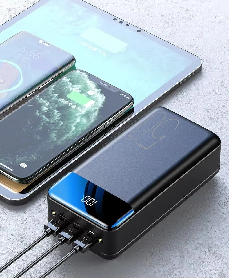 Power Bank da 50.000mAh - Ricarica Veloce per Telefoni e Tablet