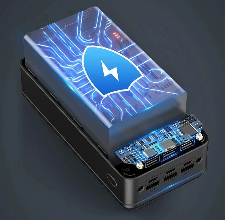 Power Bank da 50.000mAh - Ricarica Veloce per Telefoni e Tablet