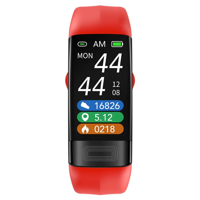 Braccialetto Smart con Misuratore di Frequenza Cardiaca - ECG e Tracker del Sonno
