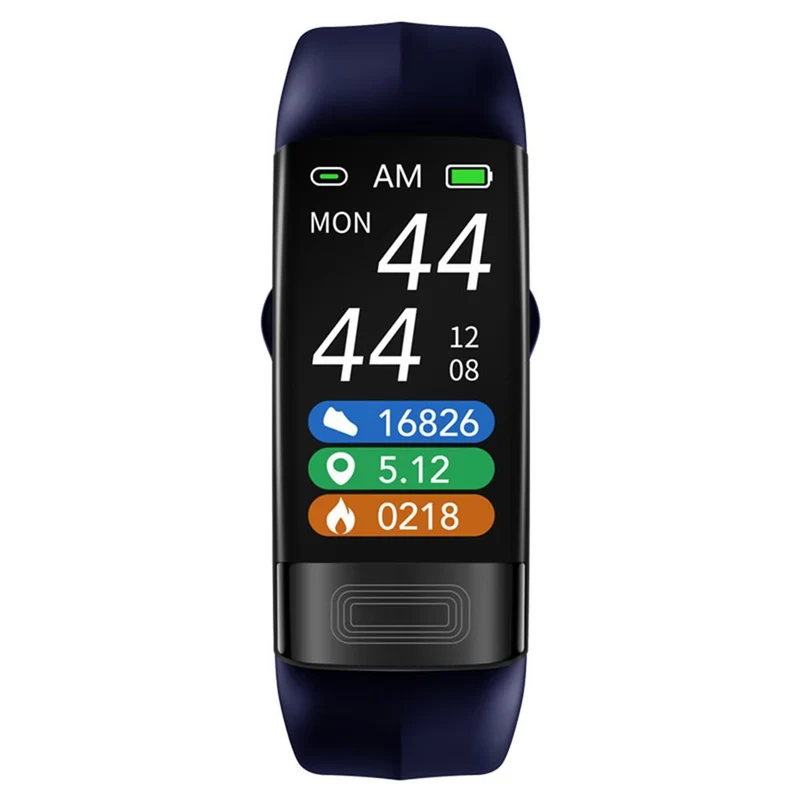 Braccialetto Smart con Misuratore di Frequenza Cardiaca - ECG e Tracker del Sonno