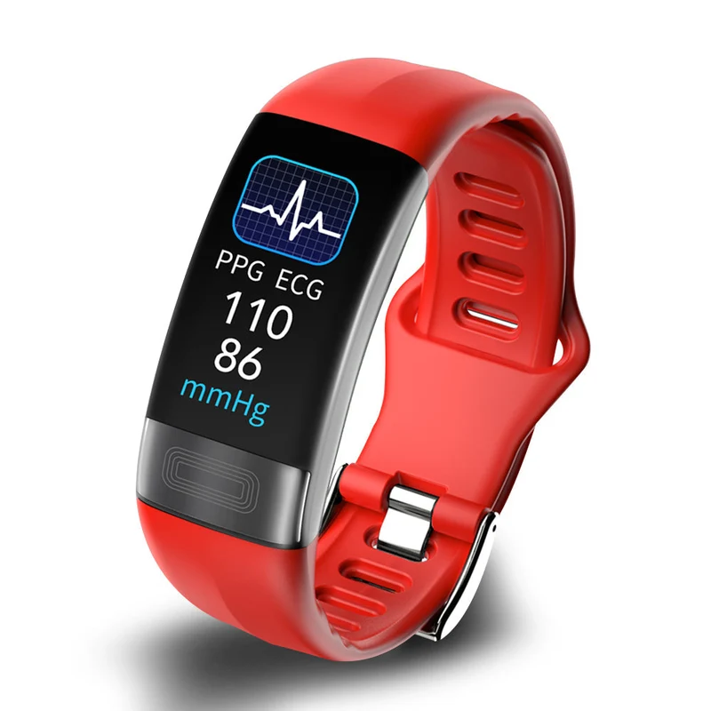 Braccialetto Smart con Misuratore di Frequenza Cardiaca - ECG e Tracker del Sonno