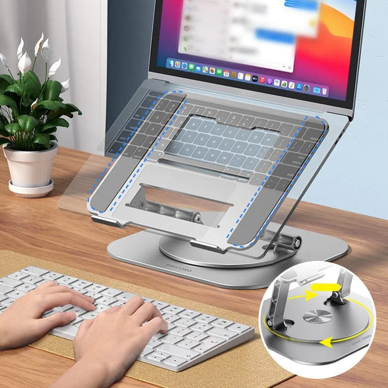 Supporto per Laptop e Tablet di Lusso - Regolabile ed Ergonomico