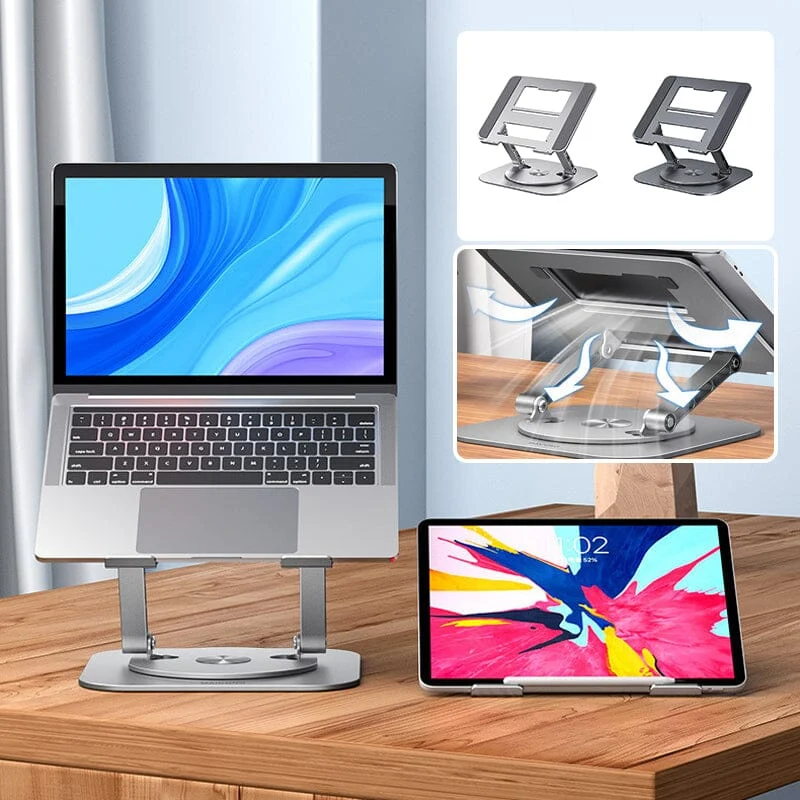Supporto per Laptop e Tablet di Lusso - Regolabile ed Ergonomico