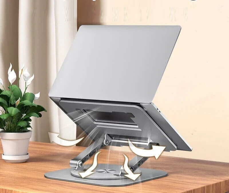 Supporto per Laptop e Tablet di Lusso - Regolabile ed Ergonomico