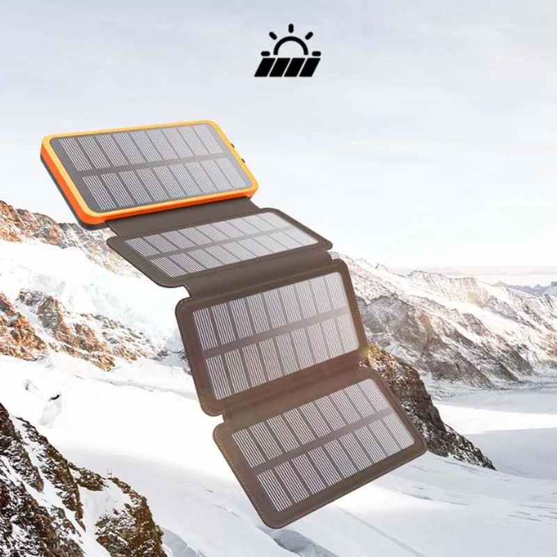 Powerbank Solare Pieghevole - Impermeabile & Potente