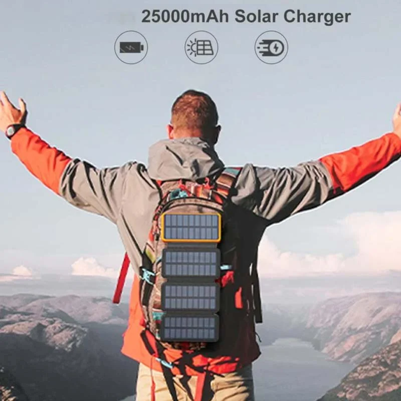 Powerbank Solare Pieghevole - Impermeabile & Potente