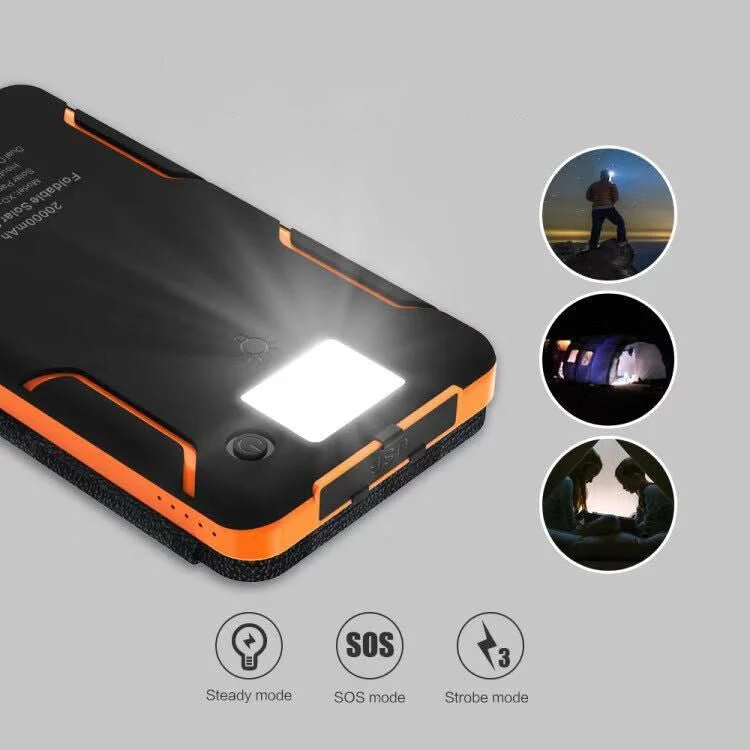Powerbank Solare Pieghevole - Impermeabile & Potente