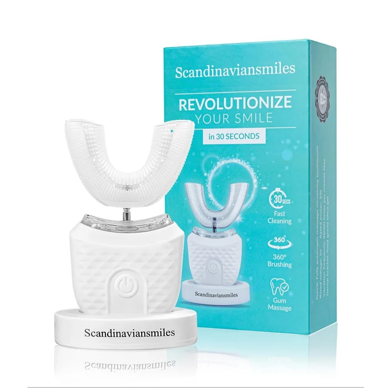 Spazzolino Elettrico - Design Slim a Forma di U
