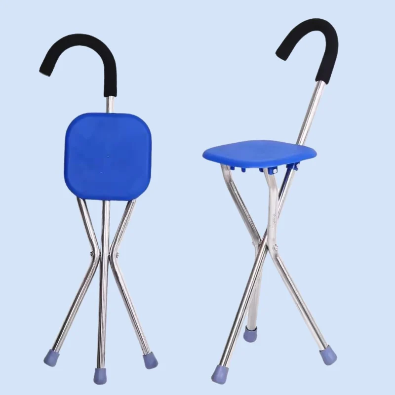 CrutchSeat - Sgabello pieghevole per comfort - leggero e portatile