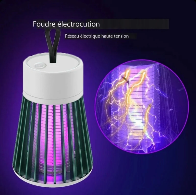 Disinfestatore Elettrico UV per Zanzare - Lampada per Insetti per Interni ed Esterni