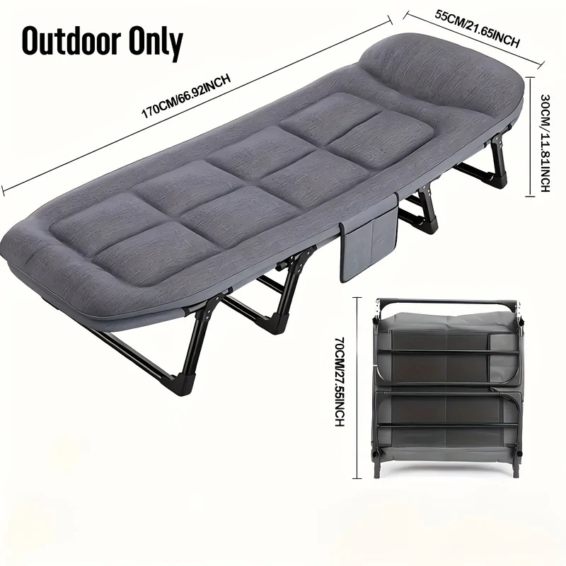 Letto da Campeggio Pieghevole - Alluminio Leggero & Inox
