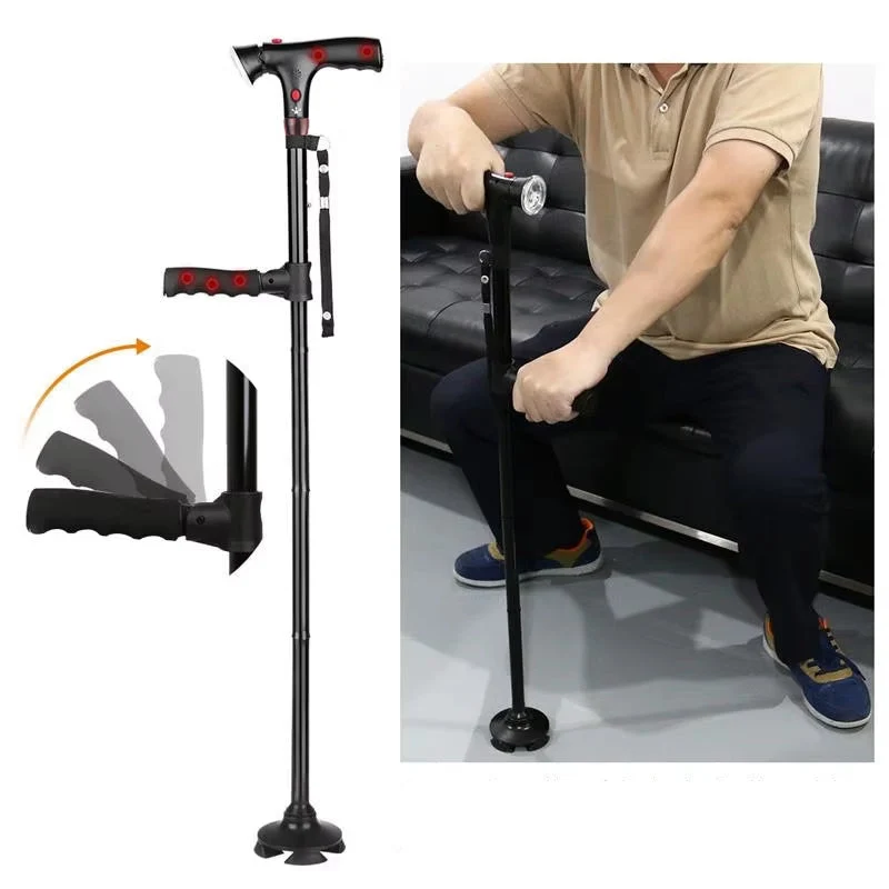 Bastone da Passeggio Pieghevole con Illuminazione LED - Sicuro e Compatto
