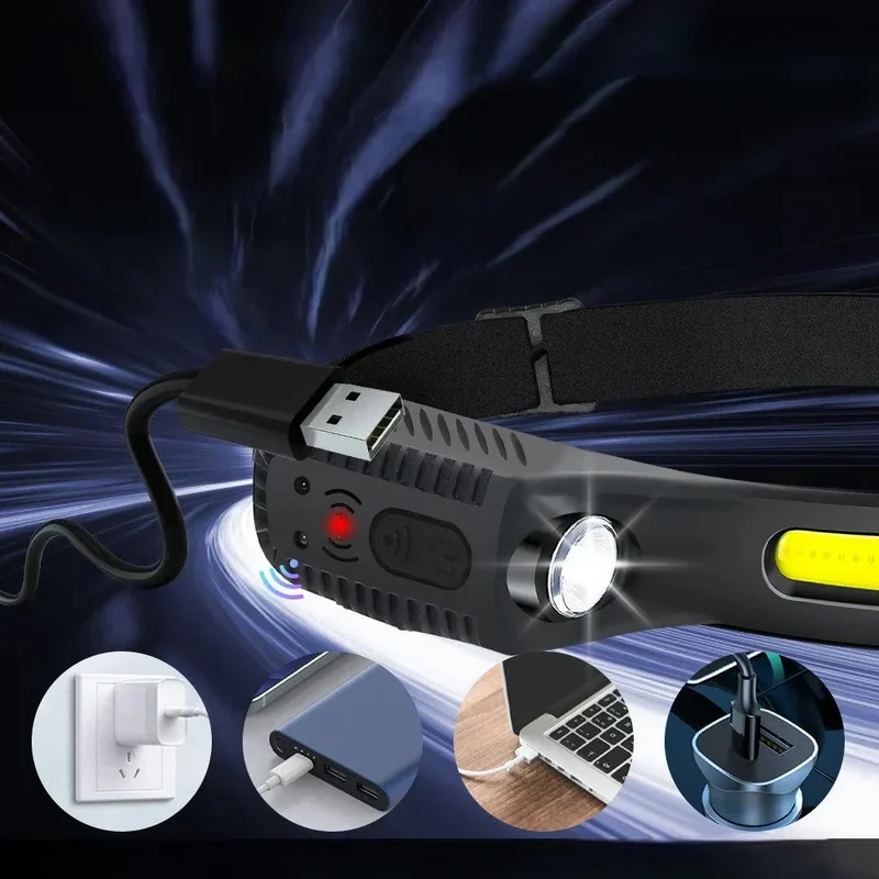 Lampada Frontale LED - Ricaricabile | Impermeabile