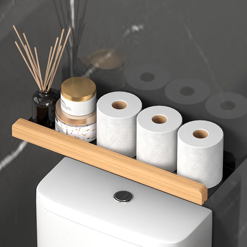 Supporto per Carta Igienica da Parete Elegante – Perfetto per l'Organizzazione del Bagno