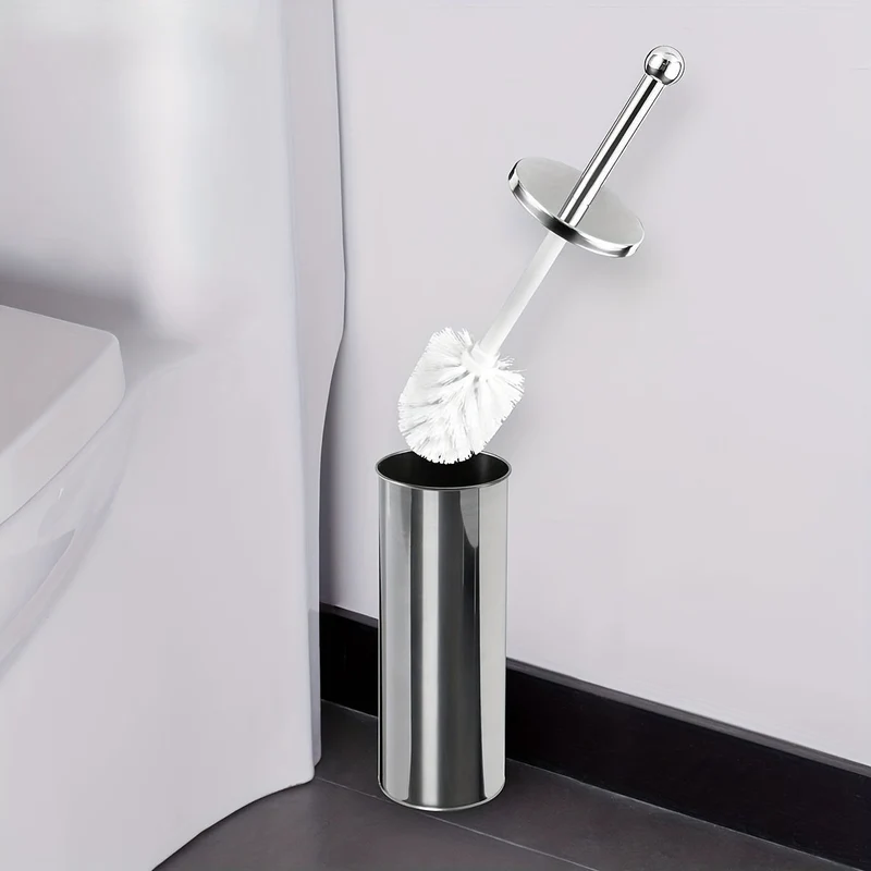 Spazzola per Toilette con Manico Lungo e Supporto Igienico – Durevole e Elegante