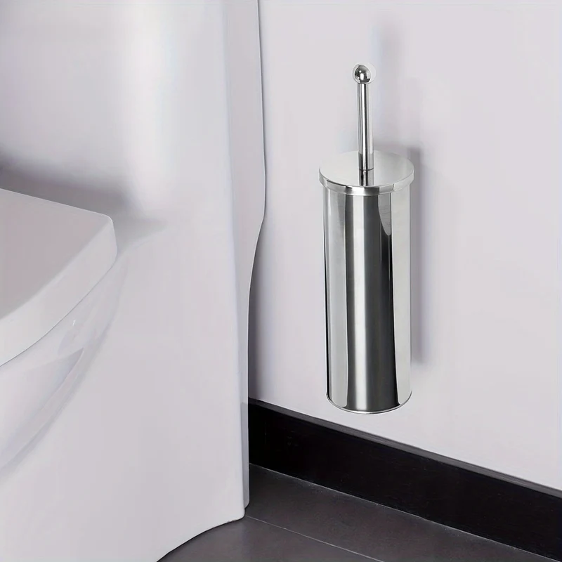Spazzola per Toilette con Manico Lungo e Supporto Igienico – Durevole e Elegante