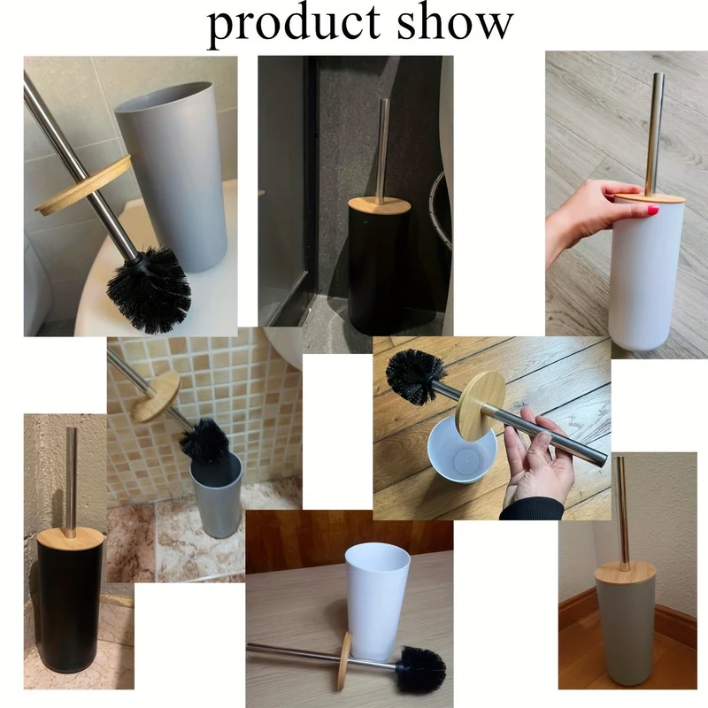 Set di Spazzole per WC Minimalista – Durevole e Pratico per Uso in Bagno