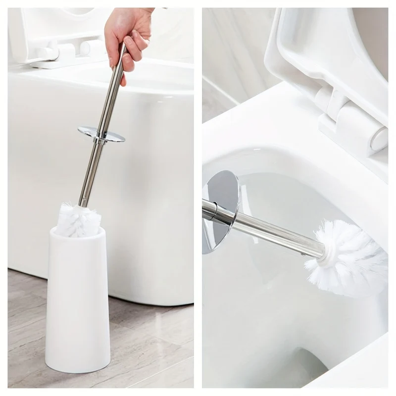 Set di Spazzole per WC Minimalista – Durevole e Pratico per Uso in Bagno