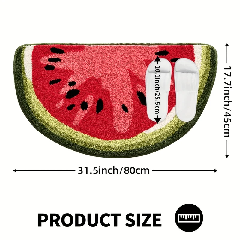 Tappeto da Bagno Ispirato alla Frutta – Morbido e Assorbente