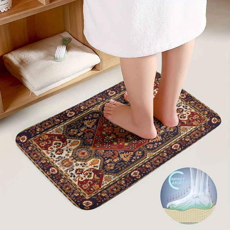 Set di Tappetini da Bagno Ispirati alla Persia – Assorbenti e Antiscivolo