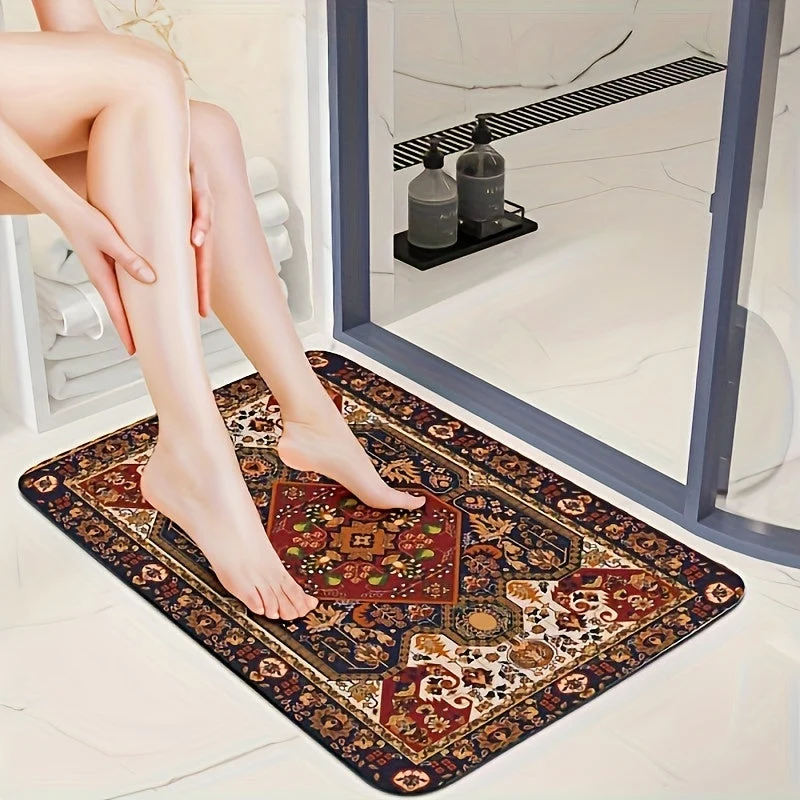 Set di Tappetini da Bagno Ispirati alla Persia – Assorbenti e Antiscivolo
