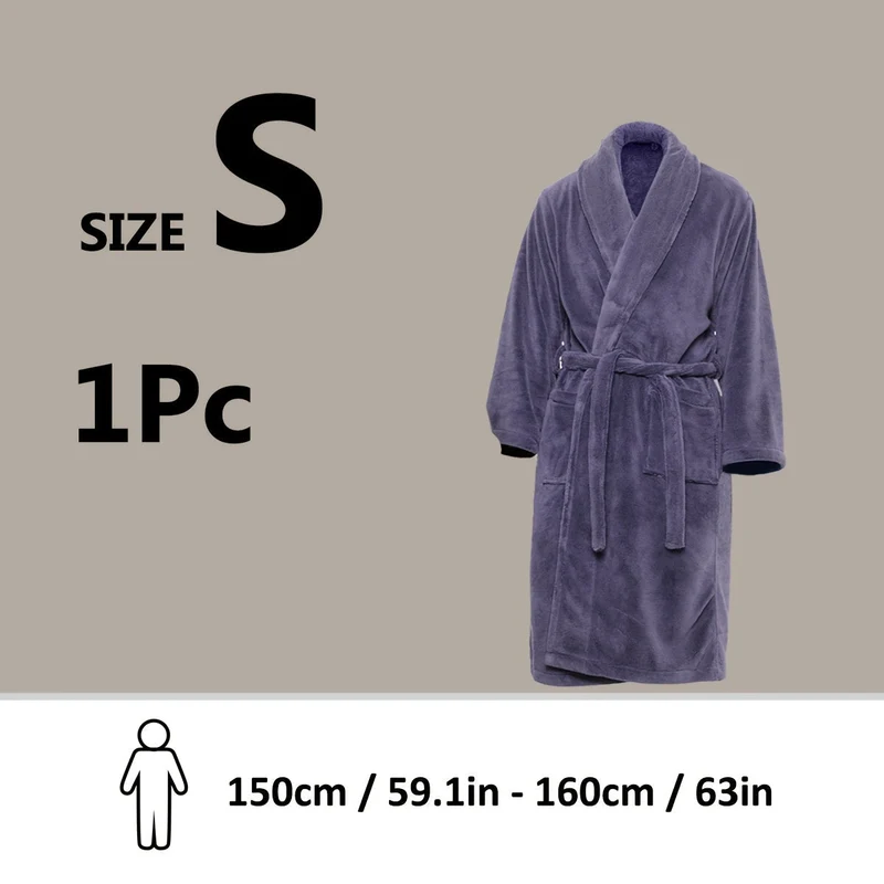 Accappatoio di Lusso Unisex in Pile Corallo – Ultra Morbido e Caldo per il Tuo Comfort