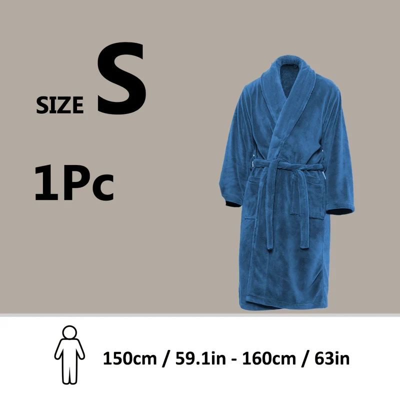 Accappatoio di Lusso Unisex in Pile Corallo – Ultra Morbido e Caldo per il Tuo Comfort