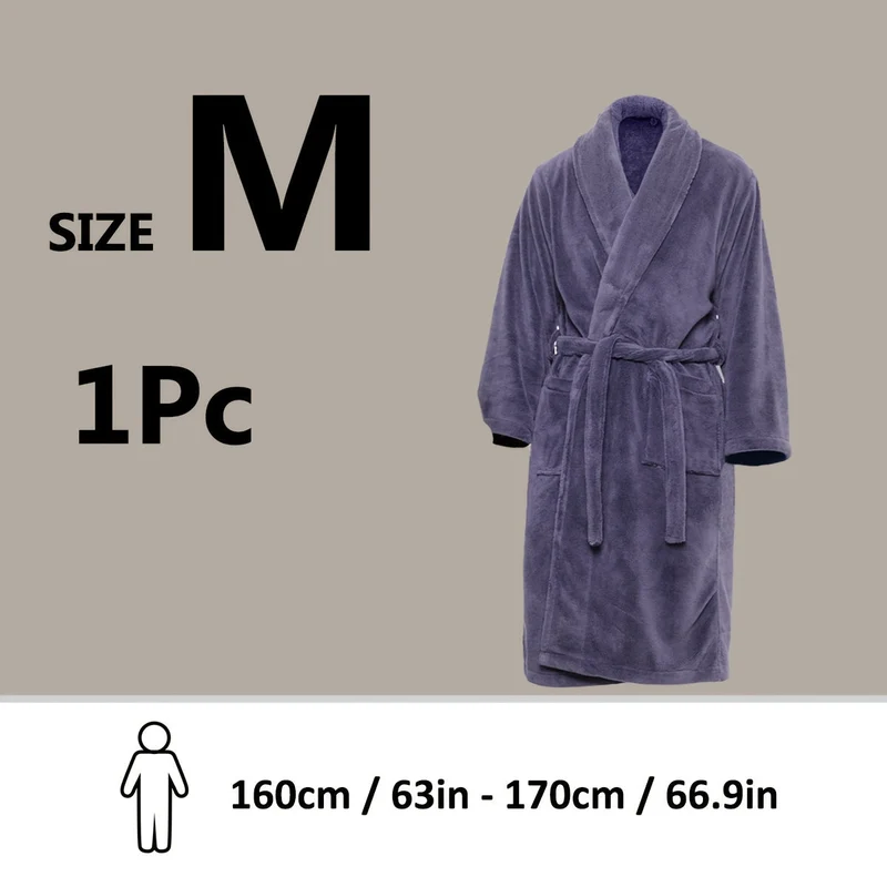 Accappatoio di Lusso Unisex in Pile Corallo – Ultra Morbido e Caldo per il Tuo Comfort
