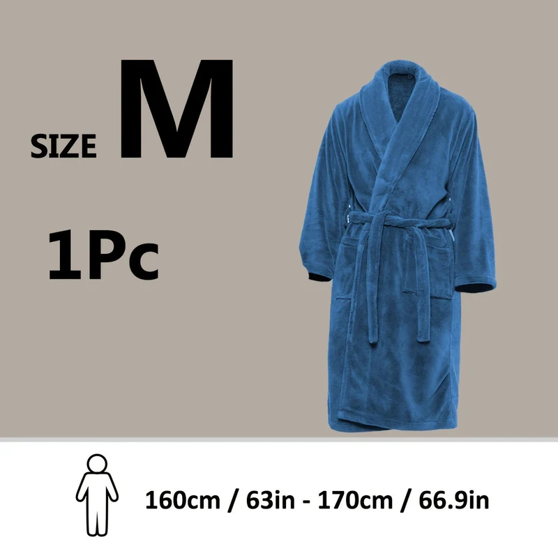Accappatoio di Lusso Unisex in Pile Corallo – Ultra Morbido e Caldo per il Tuo Comfort