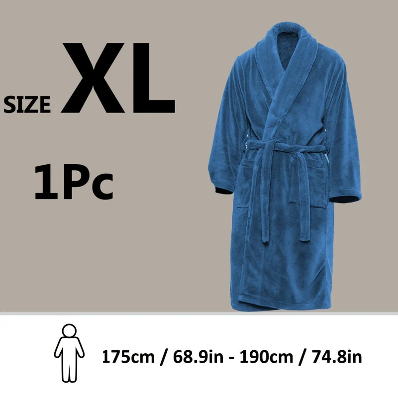 Accappatoio di Lusso Unisex in Pile Corallo – Ultra Morbido e Caldo per il Tuo Comfort