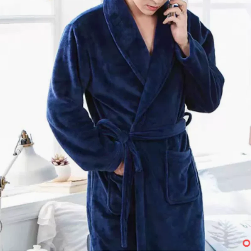 Accappatoio di Lusso Unisex in Pile Corallo – Ultra Morbido e Caldo per il Tuo Comfort