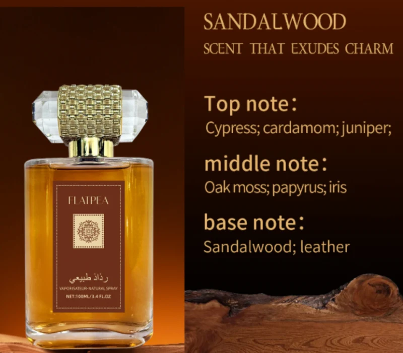 H AIPLA Mannen Eau de Parfum – Accordo di sandalo e cuoio