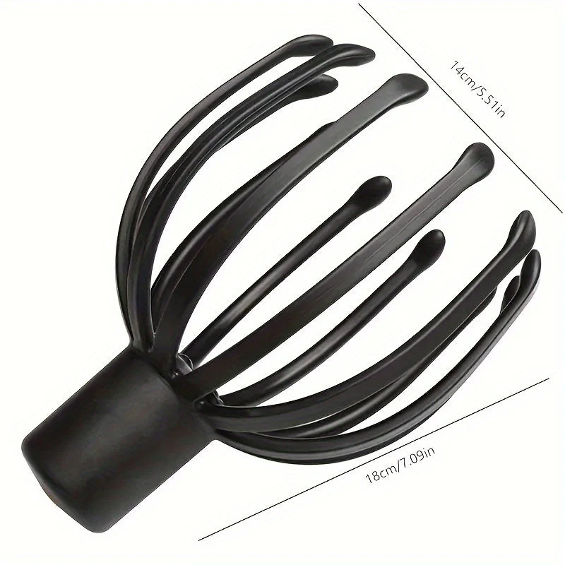 Massaggiatore per cuoio capelluto a forma di polpo – Ricaricabile USB e compatto