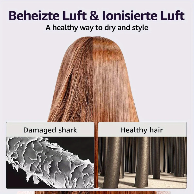 Asciugacapelli Ionico con Diffusore – Silenzioso, Potente e Delicato sui Tuoi Capelli