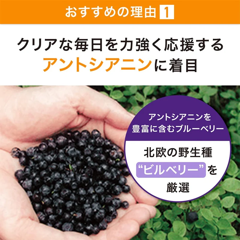 Suntory Blueberry Bilberry Astaxanthin Vitamin Supplement 30-Day Supply