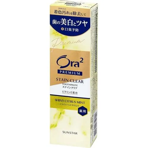 Sunstar Aura 2P Stain Clear Citrus Mint Toothpaste 100G