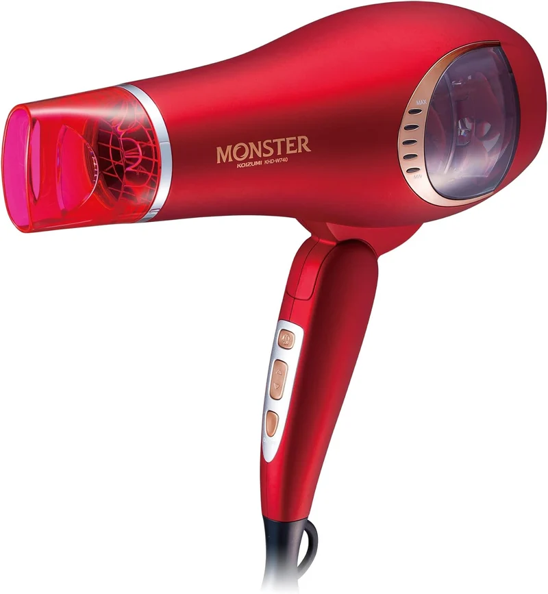 Koizumi Monster Hair Dryer Large Airflow Fast Drying Gold KHD-W740/N Copy Retry