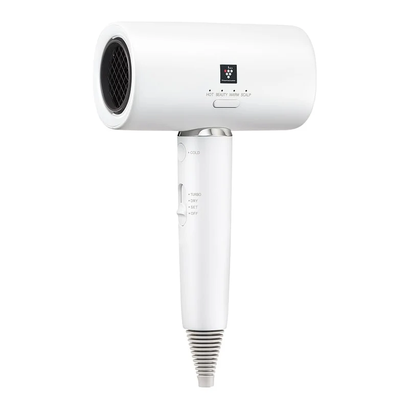 SHARP Plasmacluster Beauty Hair Dryer IB-P801-W White Quick Dry ※100V
