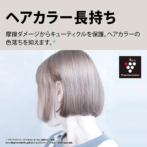 Sharp Plasmacluster Beauty Drape Flow Hair Dryer IB-WX901-B Black ※100V