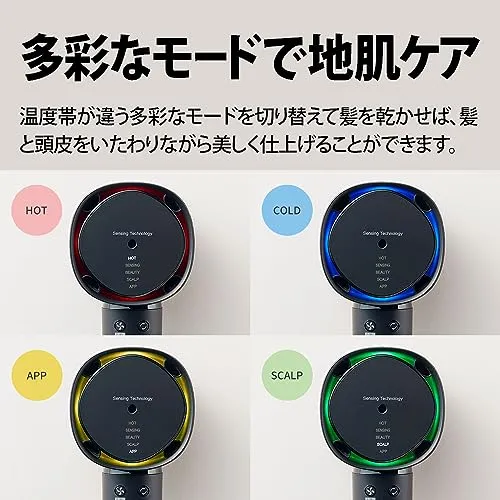 Sharp Plasmacluster Beauty Drape Flow Hair Dryer IB-WX901-B Black ※100V
