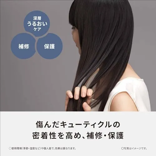 Panasonic Hair Straightener Nanoe & Minerals Deep Navy EH-HN50-A ※ AC100