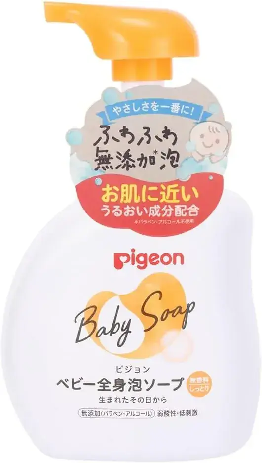 Pigeon Full Body Foaming Soap, Peach Tea Scent, 500ml