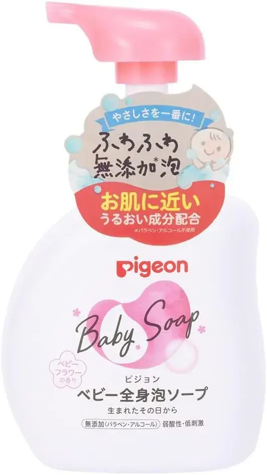 Pigeon Full Body Foaming Soap, Peach Tea Scent, 500ml