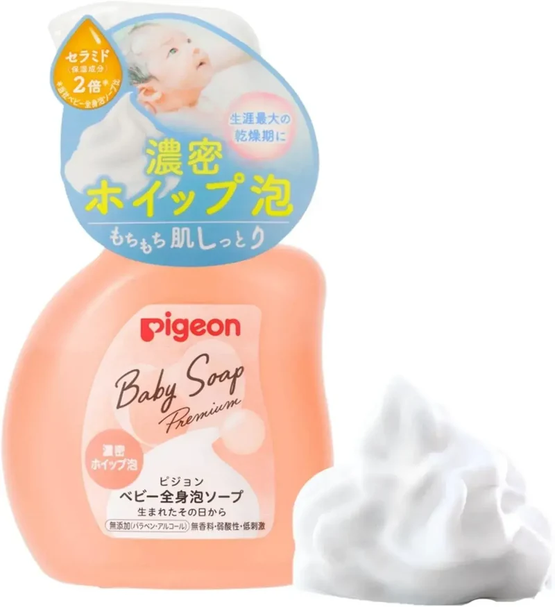 Pigeon Full Body Foaming Soap, Peach Tea Scent, 500ml