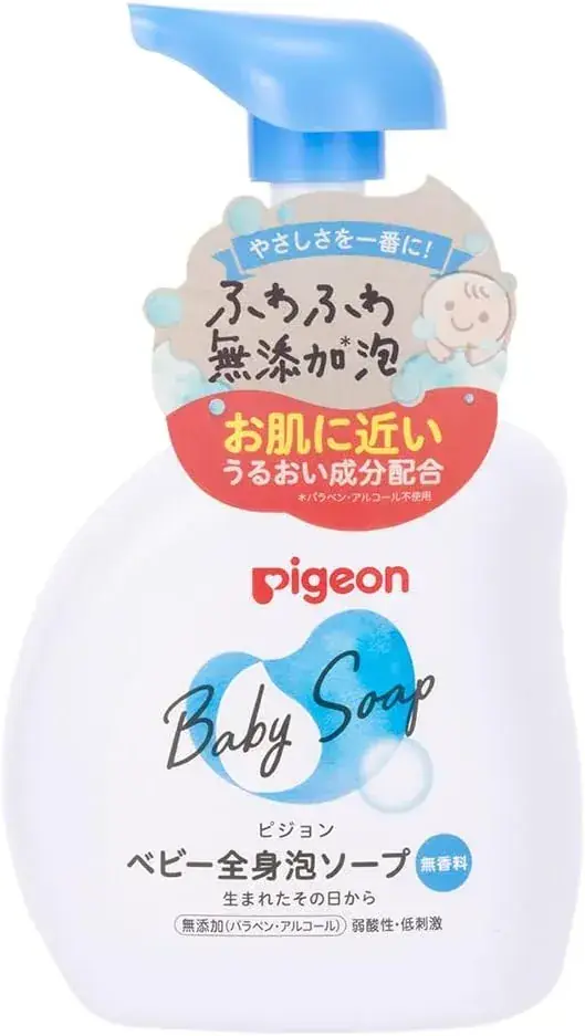 Pigeon Full Body Foaming Soap, Peach Tea Scent, 500ml